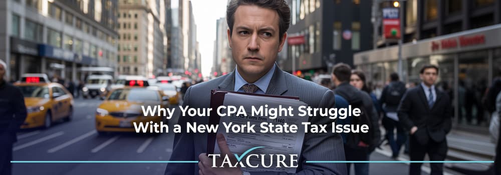 98 Why Your CPA May Not Be Able to Handle Your New York State Tax Problems