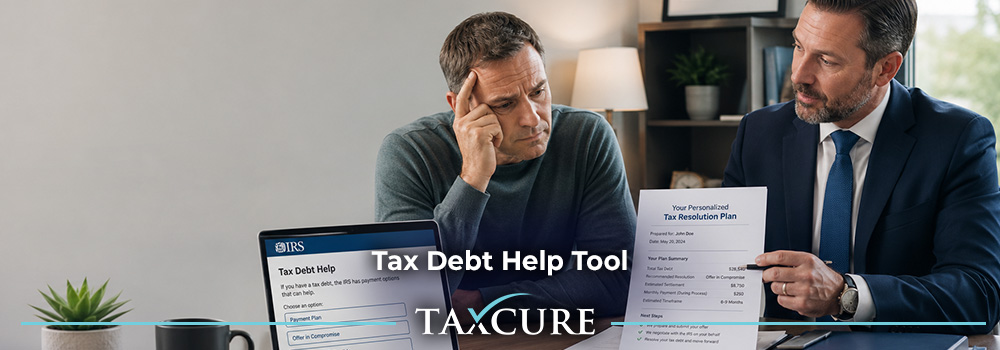 144 Tax Debt Help tool