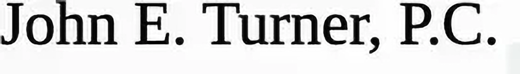 John E. Turner, P.C. Logo
