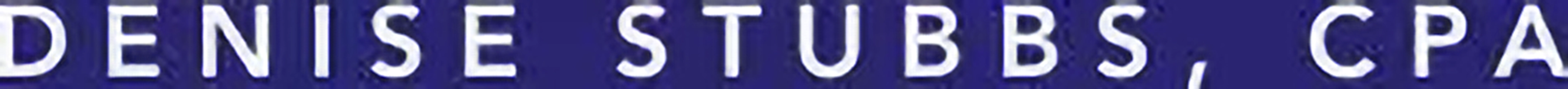 Denise Stubbs, CPA Logo