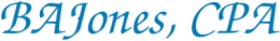 BA Jones, CPA Logo