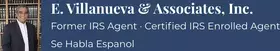 E. Villanueva & Associates, Inc. dba Tax Liability Consultants of San Antonio & South Texas Logo