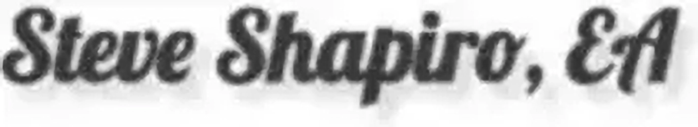 Steve Shapiro, EA, CTRC Logo