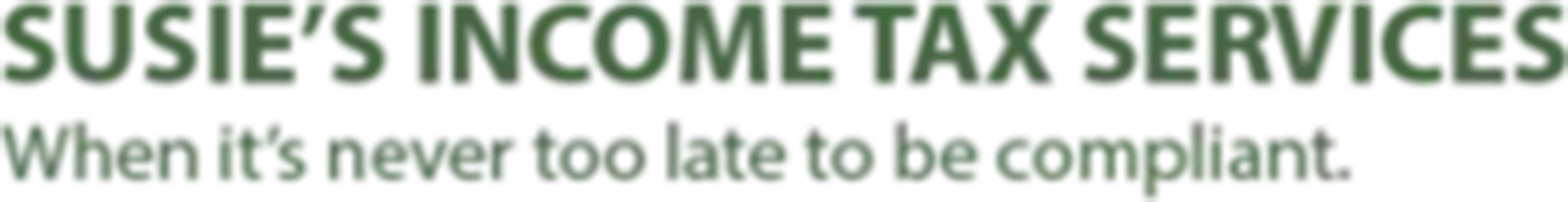 Susie's Income Tax Services Logo