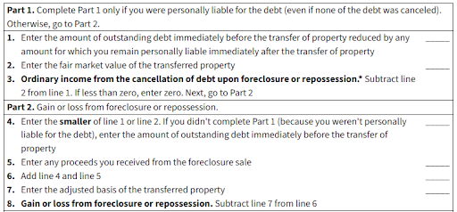 Foreclosure Taxes