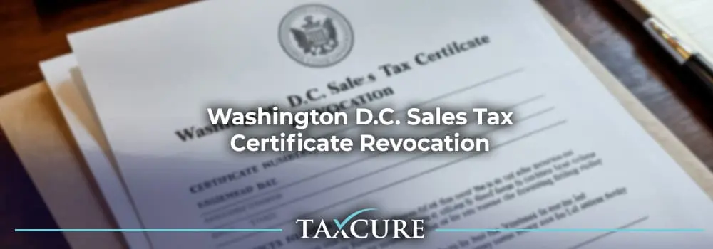 Sales Tax Cert